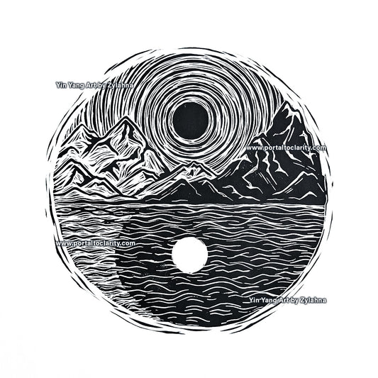 Yin Yang Mountain Lake